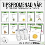 Tipspromenad Tema Vår