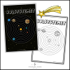 Solsystemet: Posters och fyll i