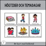 Högtider och temadagar - Bildstöd till kalender
