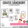 72 gratis sångkort med bildstöd för barn