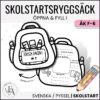 Skolstartsryggsäck - Kreativ uppgift till åk F-6