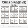 Posters - Geometriska former och figurer 2D & 3D (tema natural)