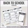 Back to school - folder
