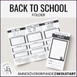 Back to school - folder