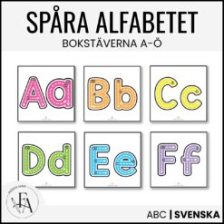 Spåra alfabetet