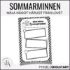 Mina sommarminnen - arbetsblad