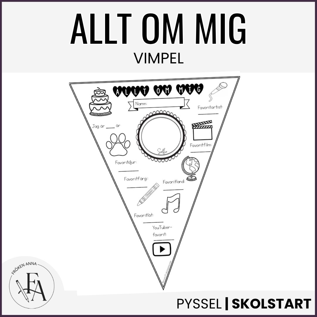 Allt om mig - vimpel