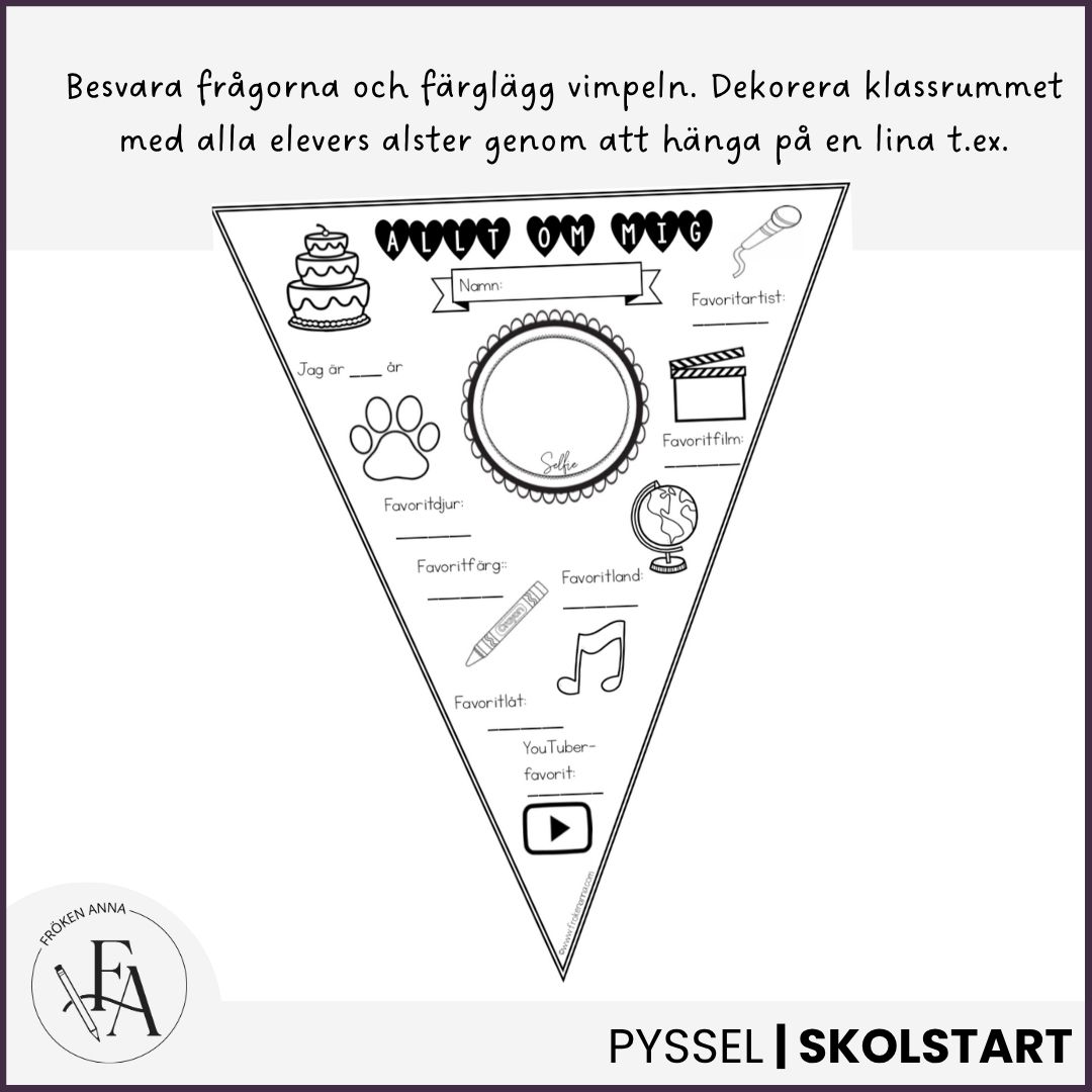 Allt om mig - vimpel