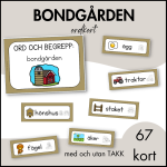 Ord och begrepp m, bildstöd & TAKK: Bondgården