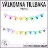 Välkomna tillbaka - vimpel