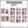 Trivselregler / Klassregler (tema natural)