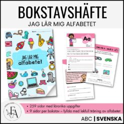 Bokstavshäfte | Jag lär mig alfabetet (256 sidor!)