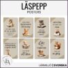 Läspepp - Posters