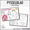 Pysselblad med sagotema