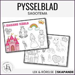 Pysselblad med sagotema