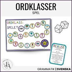Ordklasspelet | Träna på ordklasser