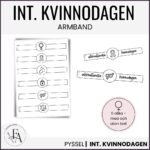 Internationella kvinnodagen: armband
