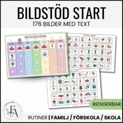 Bildstöd START: Veckoschema & 176 bildstöd
