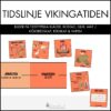 Färgkodad tidslinje vikingatiden