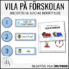 Social berättelse & bildstöd - Vila på förskolan