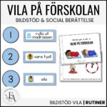 Social berättelse & bildstöd - Vila på förskolan