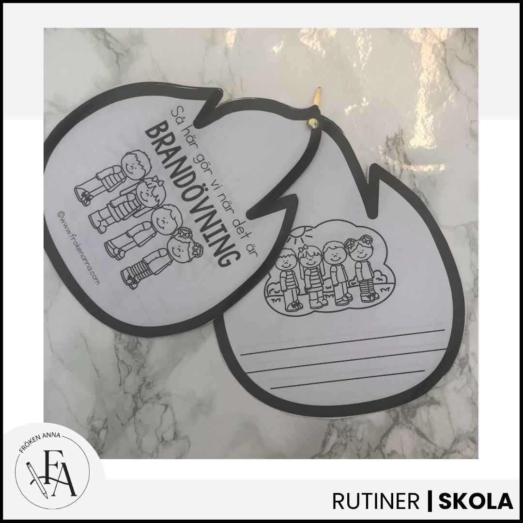 Social berättelse: Brandövning i skolan