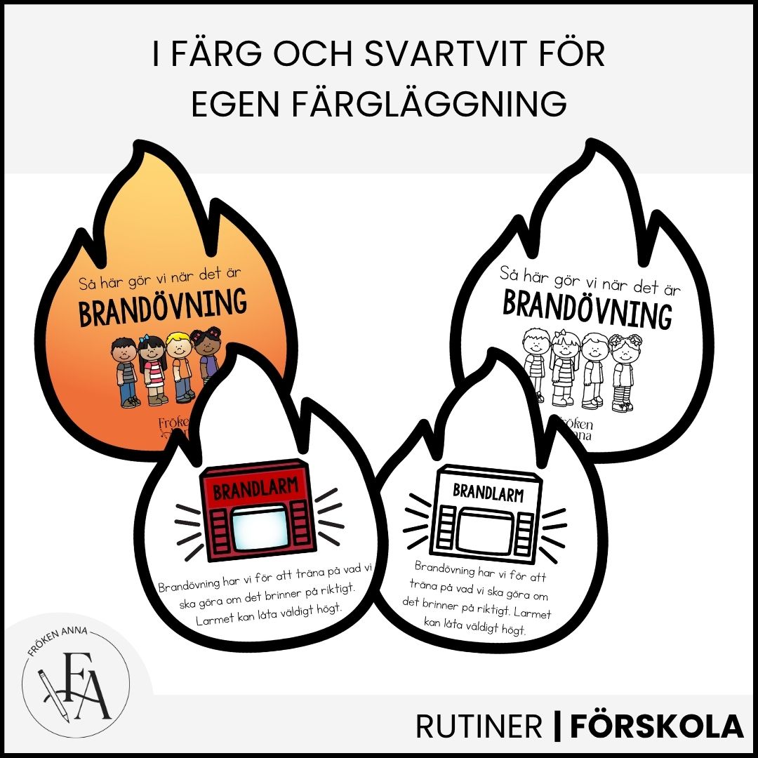 Social berättelse: Brandövning i förskolan