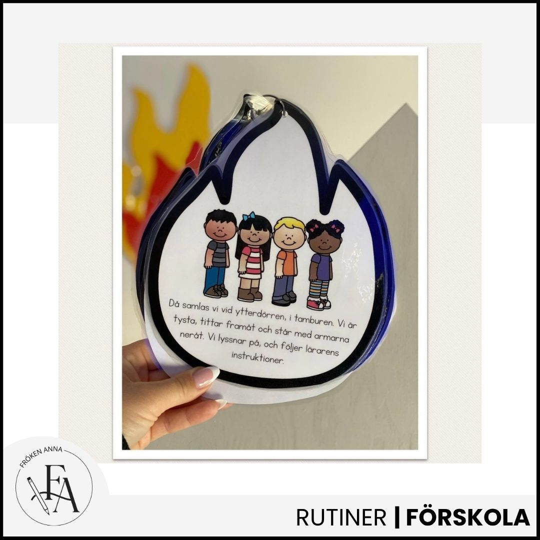 Social berättelse: Brandövning i förskolan