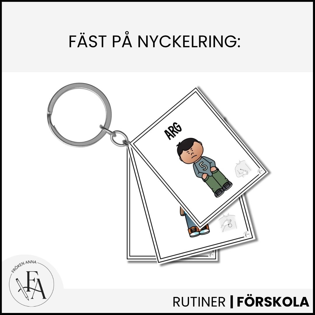 TEMA KÄNSLOR – Känslokort & Känslokarta med TAKK