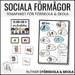 Temapaket: Sociala förmågor i förskola & skola
