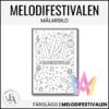 Melodifestivalen | Pysslig målarbild