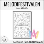 Melodifestivalen | Pysslig målarbild