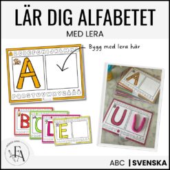 Bokstäver / Alfabetet med Leklera