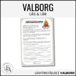 Läsförståelse: Valborg