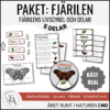 PAKET: Fjärilens livscykel & delar