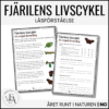 Fjärilens livscykel: Läsförståelse