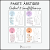PAKET: Årstider (Ordkunskap, välskrivning, memory, handstil)
