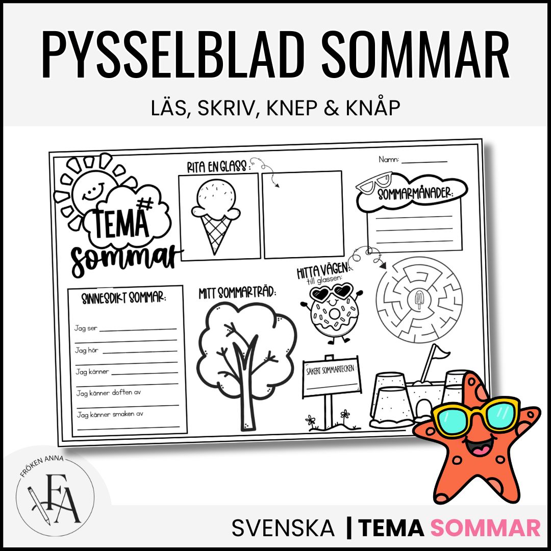 Pysselblad | Sommar