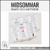 Midsommar | Snapsvisor / Saftvisor - Sånghäften till midsommar – För både barn & vuxna!
