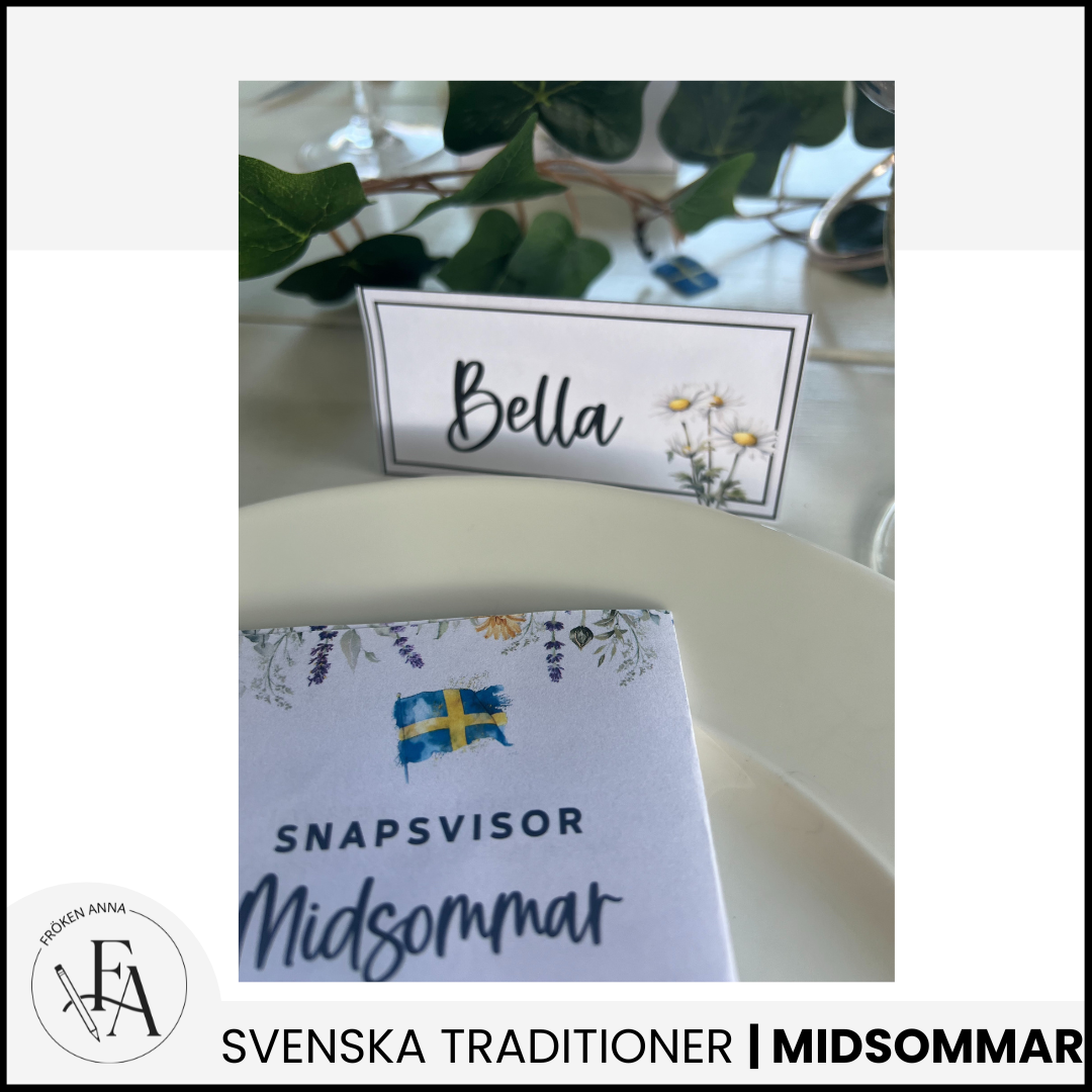 Placeringskort till midsommar