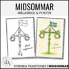 Midsommar | Målarbild & Poster
