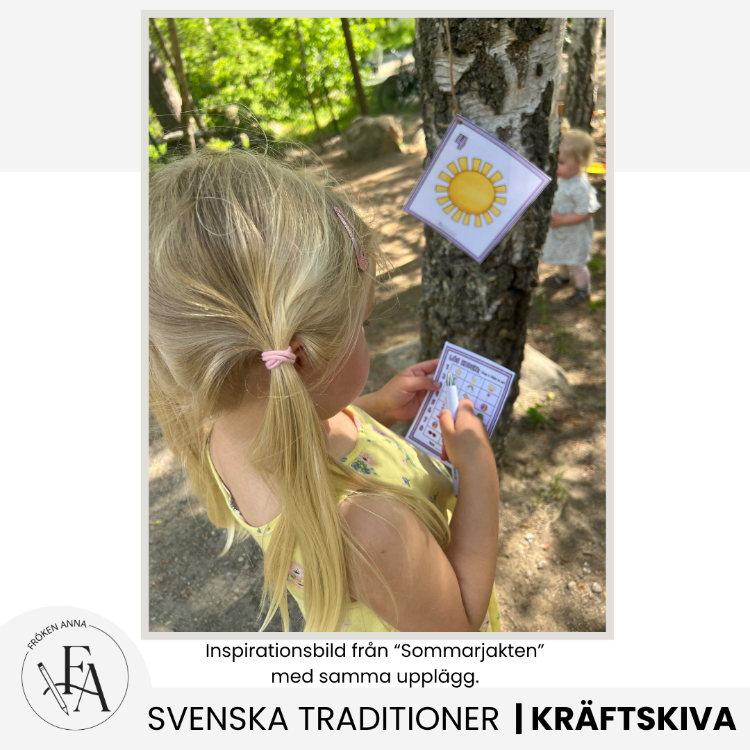 Familjepaket till Kräftskivan (dekoration, placeringskort, tipspromenad, skattjakt, snapsvisor & saftvisor mm)