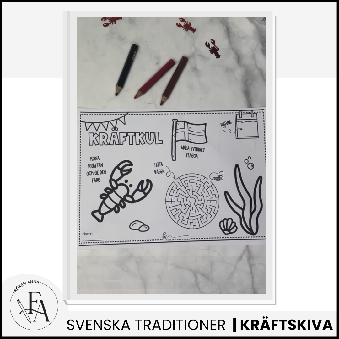 Kräftkul (pyssel till kräftskivan)