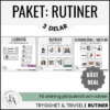 PAKET: Visuellt stöd för skolans & förskolans rutiner och struktur