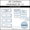 Centrala innehållet åk 1-3 på ett elevnära språk: engelska