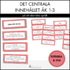 Centrala innehållet åk 1-3 på ett elevnära språk: Svenska & SVA