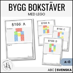 Bygg bokstäver med LEGO