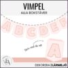 Vimpel korall - skriv vad du vill!