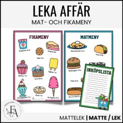 Leka affär: Matmeny & Fikameny