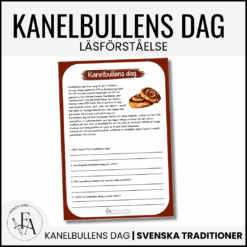 Läsförståelse: Kanelbullens dag
